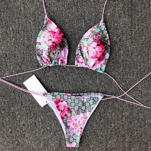 Bikinis kvinnor designer badkläder sexig bandeau bikini baddräkt kvinnor badväskor brasiliansk set maillot de bain femme badkläder kostym uu