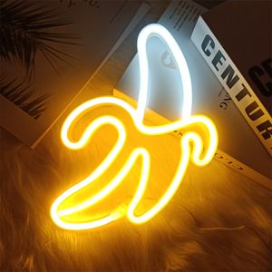 Party Decoration Led Neon Sign Lamp Banana Cherry Cactus Shaped Fruit Restaurant Wall Neon Light For Party Wedding Shop Birthday Home Decoration 230627