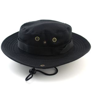 Bob Man Luxury Fisherman Bucket Hat Women Panama Safari Boonie Hat Cap Cotton Outdoor Summer Hunting Protezione solare