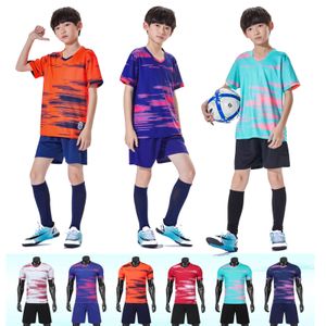 Nefes Çabuk Kuruyan 2022 Yeni Futbol Takım Elbise Seti Öğrenci Yarışması Takım Üniforma Diy Çocuk Yetişkin Spor Takım Elbise Jersey Futbol Erkekler