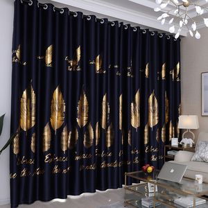 Sheer Curtains Silver Leaf Blackout Curtain for Bedroom Gold Shiny Kids Children Nursery Home Decor Window Treatment Drapes JS36C 230627