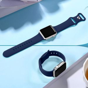 Pulseira de silicone para Apple Watch Band 49mm 45mm 41mm 44mm 40mm 42mm 38mm 45mm Smartwatch Pulseira iWatch Series Ultra 8 SE 7 6 5