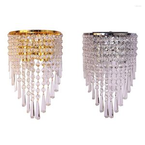 Vägglampa 5W Modern Crystal Light LED SCONCE E14 Bedside AC220V