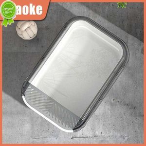 New Splash Proof Cat Supplies Semi-closed Splashproof Cat Tray Pet Supplies High Capacity Large Capacity Cat Litter Box Big Space