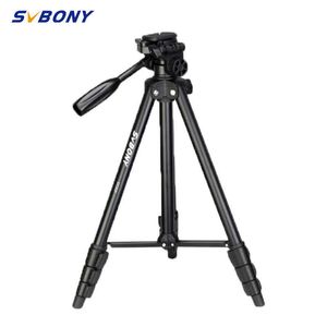 Teleskop Dürbünleri SVBONY Portab Zemin Ayaklı Alüminyum Fotoğrafçılık Tripod Sing-ns Tescope Dijital SLR Kameralar İçin Uygun SV101P HKD230627