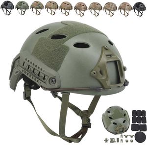 Tactical Helmets Tactical Helmet Fast PJ Type Airsoft Paintball Shooting Wargame Helmets Military Army Combat Head Protective GearHKD230628