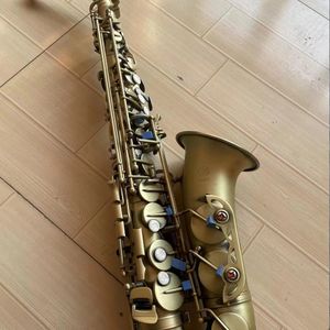 Vintage 62 Antique Brąz E-Flat Alto Saksofon mosiądz japoński japoński rzemiosło Jazz Instrument z Case Alto Sax