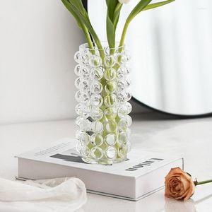 Vases Novelty Glass Vase Decoration Home Design Luxury Hydroponics Art Minimalist Aesthetic Vaso Fiori House