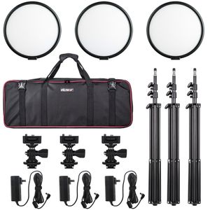 Vendita all'ingrosso VL-500T 25W LED Video Studio Light Lampada bicolore sottile Kit dimmerabile per riprese fotografiche YouTube Video show Illuminazione