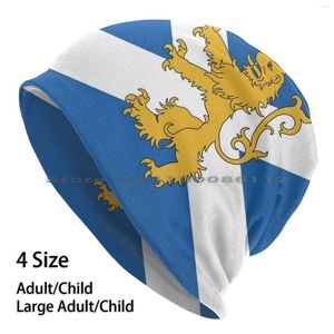 Вязаная шапка с шотландским флагом и львом, Saltire, Шотландия, Великобритания, Соединенное Королевство, вязаная тюбетейка