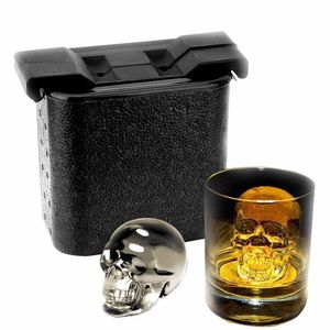 Glassverktyg Whisky Cube Maker Clear Silicone Ball Tray Sphere Crystal Transparent Round Box Freezer Mold 230627