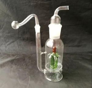 Glass Smoking Pipes Manufacture Hand-blown hookah Bongs Crown Glass Silent Water Smoke Bottle