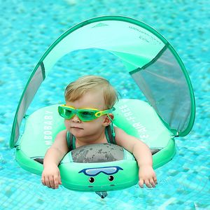 Sand Play Water Fun Mambobaby Icke -inflatable Baby Swimming Float Seat Pool Toys Accessories Boys Girls Allmänt 230628