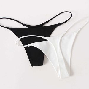 Outras Calcinhas Sem Costura Sexy Cueca Cintura Baixa Fio dental Moda Feminina Cor Pura Tanga Respirável Fina Confortável Calcinha Preto Branco Vermelho