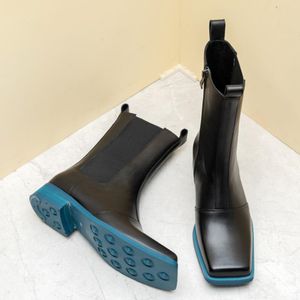 Mavi Alt Men Chelsea Boots İtalyan tarzı moda ayakkabıları yumuşak deri erkek ayak bileği botları p20d50