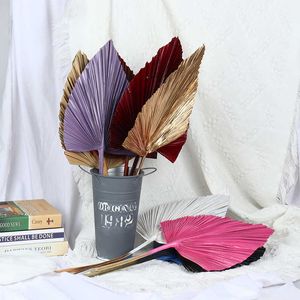 Dried Flowers 1PC Hot New High Quality Natural Flower Palm Leaf DIY Art Wall Hanging Decoration For Wedding Party Home