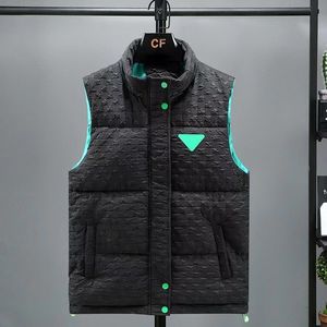 23 Cappotto da uomo Gilet da uomo Gilet Piumino firmato Autunno Casual Colletto alla coreana Abbigliamento da uomo caldo per esterni dello stesso stile