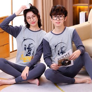 Clothing Sets Big Boys Pajamas Winter Long Sleeved Children's Sleepwear Teens Pajama Cotton Pyjamas For Kids 10 12 14 16 Years 230627