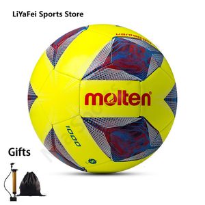 Bollar Est Molten storlek 3/4/5 Fotboll Barn Youth Adults Soccer Balls Match Training Outdoor Indoor Futsal Football Free Gifts 230627