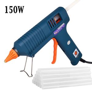 Gun 150W Hot Melt Glue Gun Temperature Adjustable Antiscald 50*2.0mm Nozzle DIY Welding Hot Air Gun for 11mm Glue Sticks