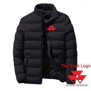 Erkek Hoodies 2023 Kış erkek Massey Ferguson Logo Baskılı Moda Kapşonlu Pamuklu Giysiler Kalınlaşmak Sıcak Marka Düz Renk Aşağı