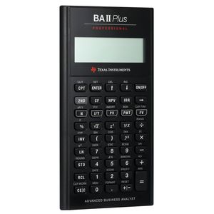 Taschenrechner Ti Baii plus professionelles CFA 10 Ziffern LED Calculatrice Calculadora Finanzberechnungen Studierende Finanzrechner