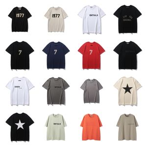 Män essentialklädande skjortor Designer Men Letter Graphic Tees Casual Tryckt Kort ärm T -skjortor Crew Neck Summer Oversize Shirts Tops Luxurys Letter Tshirts