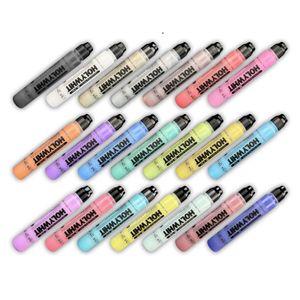 Markers 12 Color Paint Marker Set Art Graffiti Mop For Lasting Tags Canvas Metal Glass Paper And More 230626