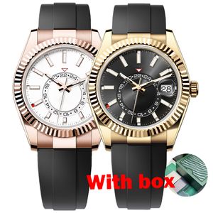 Mens Automatic Mechanical Movement 2813 watches Sapphire Glass 2023 New Sky Men's watch de luxe luminous Waterproof Fashion Watches High Quality Night Glow Function