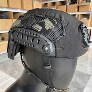 Tactical Helmets Airsoft Helmet Cover Multicam Tactical FAST/OPS-CORE/SF Helmet Cover Gear Paintball Wargame Helmet Protective Cover SkinHKD230628