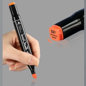 Маркеры цветные спиртовые маркеры ручка двуглавый художник эскиз маслянистые спиртовые чернила ручка маркер для анимации манга