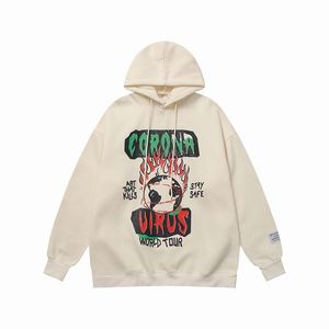 Neue Herren Hoodies Sweatshirts Hoodie Designer Galleryes Depts Gary Painted Graffiti Used Letters Gedruckt Lose Lässige Mode Männer und Frauen Hoodie 129