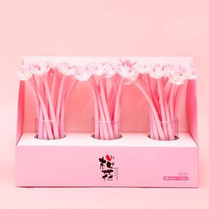 Penne 48 pezzi/lotto creativo Pink Pink Sakura Gel Pen
