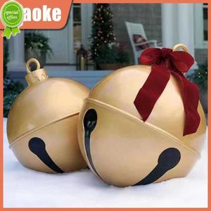 New Christmas Decorations Christmas Ball Ornaments Creative Bright Colors Ball Crafts 60cm Waterproof Gifts Inflatable Toy Durable