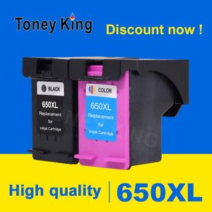 Suprimentos Toney King 650 XL Substituição de cartucho de tinta remanufaturado para HP650 para HP Deskjet 1515 2515 2545 2645 3515 3545 4515 Printer