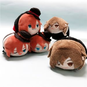 Bonecas de pelúcia 1 pç Bonito Anime Bungou cães vadios Nakahara Chuuya Dazai Osamu Cosplay Pingente de pelúcia chaveiros bolsa de boneca chaveiros brinquedos presentes 230627