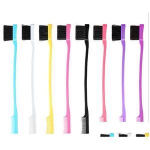 Makeup Brushes Eyebrow Brush Beauty Double Sided Edge Control Hair Comb Styling Drop Delivery Health Tools Accessories Dhi2W