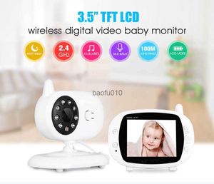 Wireless Baby Monitor LCD 2 Way Audio Talk Night Vision Babysitter 4 Lullaby Nanny Comcorder Temperature Monitoring Baby Camera L230619