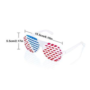 Other Event Party Supplies Novelty Flag Louver Glasses - Fl Frame For Dancing Holidays Gifts Drop Delivery Home Garden Festive Dhzhy