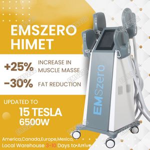 Neo DLS-EMSlim RF EMSzero 15Tesla 6500W Gravure EMT élevée Stimulateur musculaire électromagnétique avec coussinets de stimulation pelvienne en option