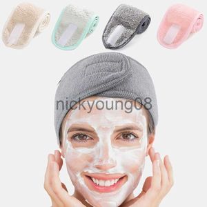 Bandanas Women Adjustable SPA Facial Headband Bath Makeup Hair Band Headbands for Face Washing Soft Toweling Hair Accessories x0628