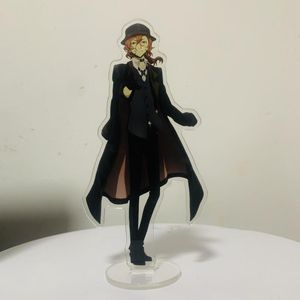 Klapety 15 cm anime bungo bungo figurki Dazai Osamu Nakahara Chuuya Ryunosuke Akutagawa Cosplay Acryl Stand Model Fani Prezenty