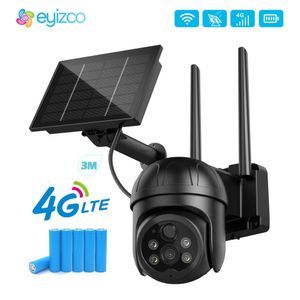 1080P 4G Kamera Im Freien Mit Batterie Solar Panel GSM Sim Karte Video Überwachung Home Security Schutz Drahtlose Wifi kameras L230619