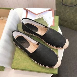 Designer-Damen-Espadrille-Schuhe mit Texturen und Mustern, gewebte Kordel, flache Sohle, Kordel, luxuriöser Damen-Plateauschuh, Stoffbesatz, Komfort, handgefertigte Schuhe 09