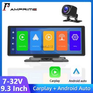 s 10.26 '' Dashcam Car Video Recorder Wireless Carplay Android Auto Car Head Unit Dashboard DVR Mirror Record con controllo vocale L230619