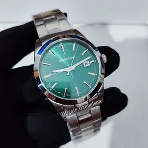 Herrenuhr Green Asia 2813 Automatikwerk Glasboden Stahlarmband Armbanduhren 40 mm Uhren