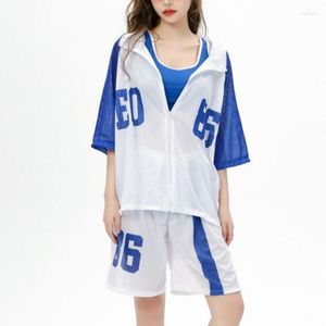 Kvinnors spårdräkter Kort kostym sport y2k casual punk harajuku söt hip-hop retro toppar och shorts