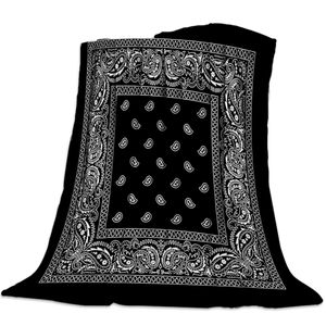 Battaniye Bandana Desen Fanila Battaniye Yatak Kanepe için Taşınabilir Yumuşak Polar Atma Komik Peluş Yatak Örtüleri 230628