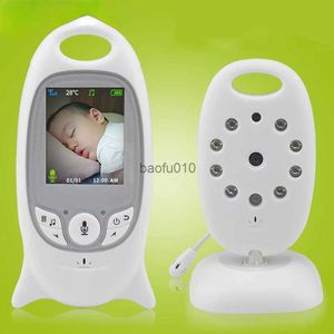 Wireless Video Baby Monitor Telecamera di sicurezza a colori da 2,0 pollici 2 Way Talk NightVision IR LED Monitoraggio della temperatura con 8 ninna nanna L230619