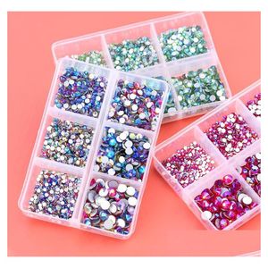 Kit de miçangas Blingbee com strass - Conjunto de decoração de moda para maquiagem de unhas com joias de cristal Entrega direta em casa Jardim Artes Artesanato Dhckq